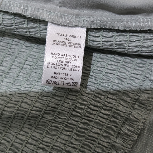 Altar'd State Light Green Ruffle Top - Picture 8 of 8